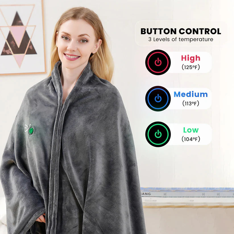 Heated Shawl Blanket