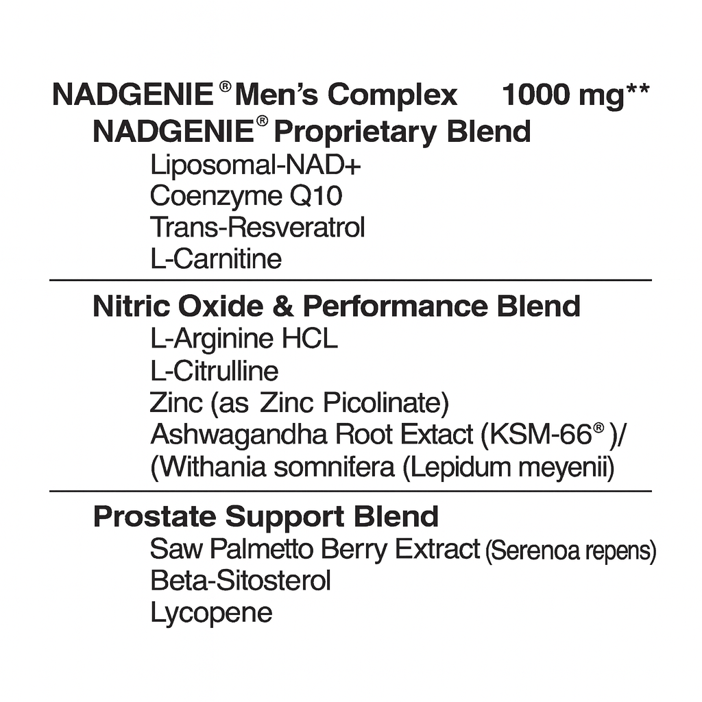 13 in 1 NAD+ Men's Complex