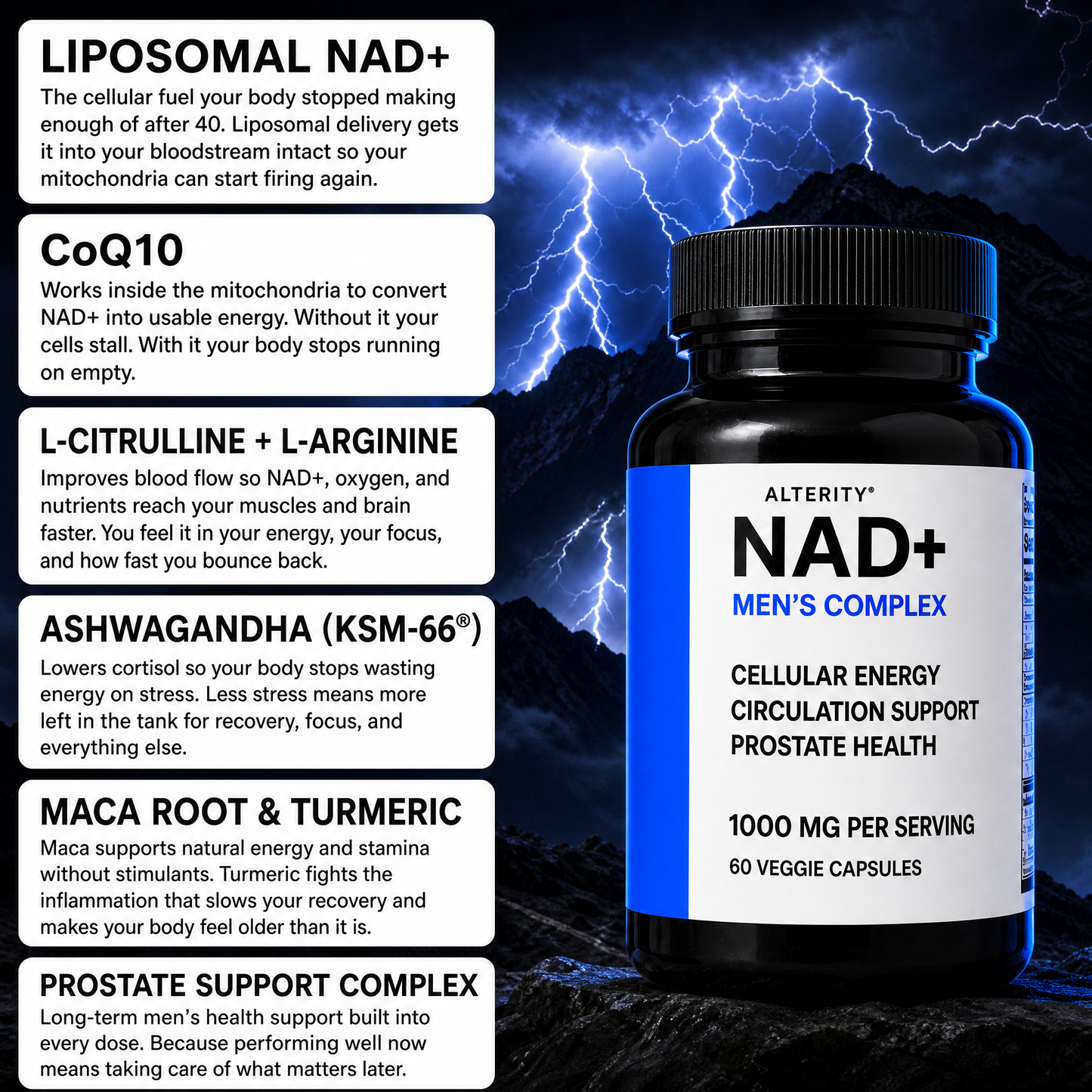 13 in 1 NAD+ Men's Complex